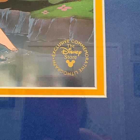 Walt Disney VTG 1997 custom framed Bambi and Friends Art Print - Picture 5 of 5